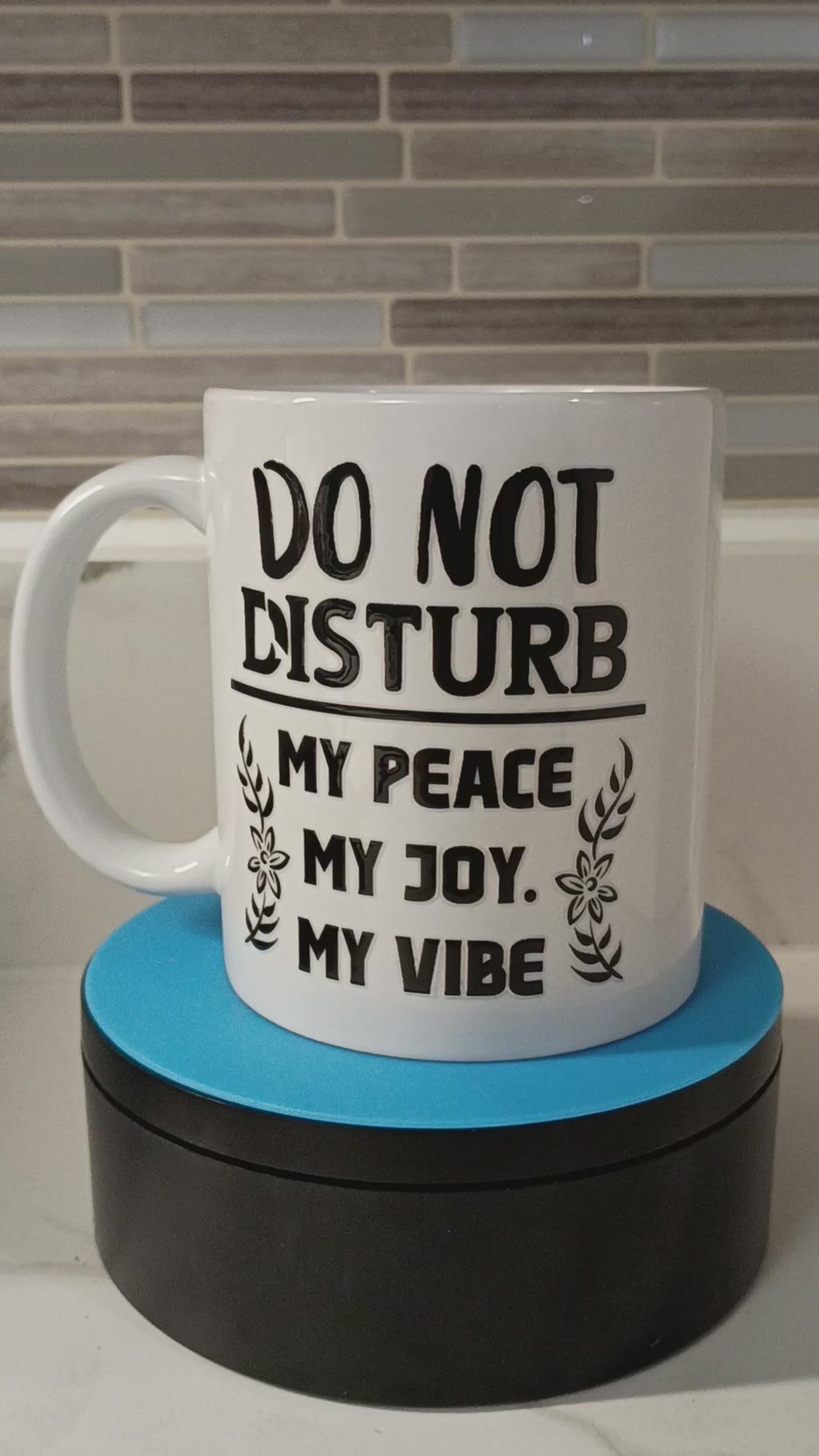 DO NOT DISTURB mug