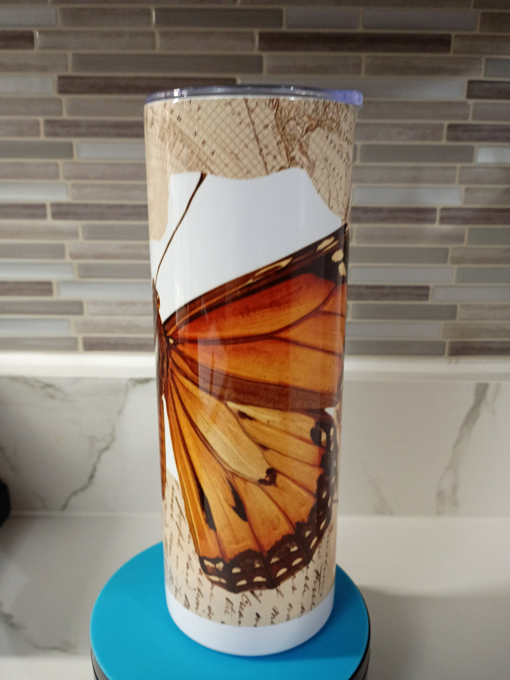 Butterfly Stamp Tumbler