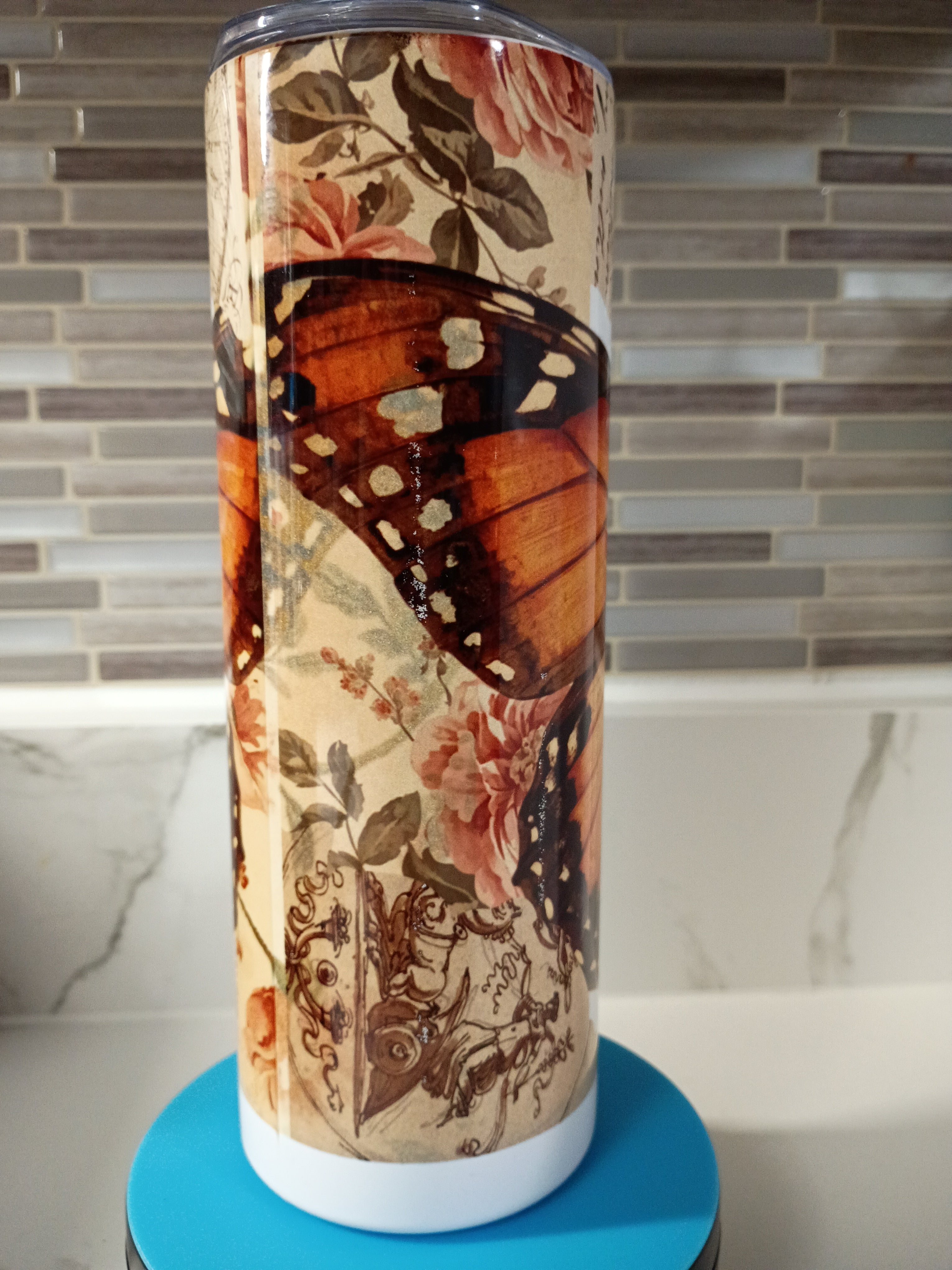 Butterfly Stamp Tumbler