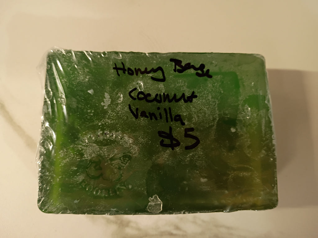 Coconut Vanilla Honey Soap Bar