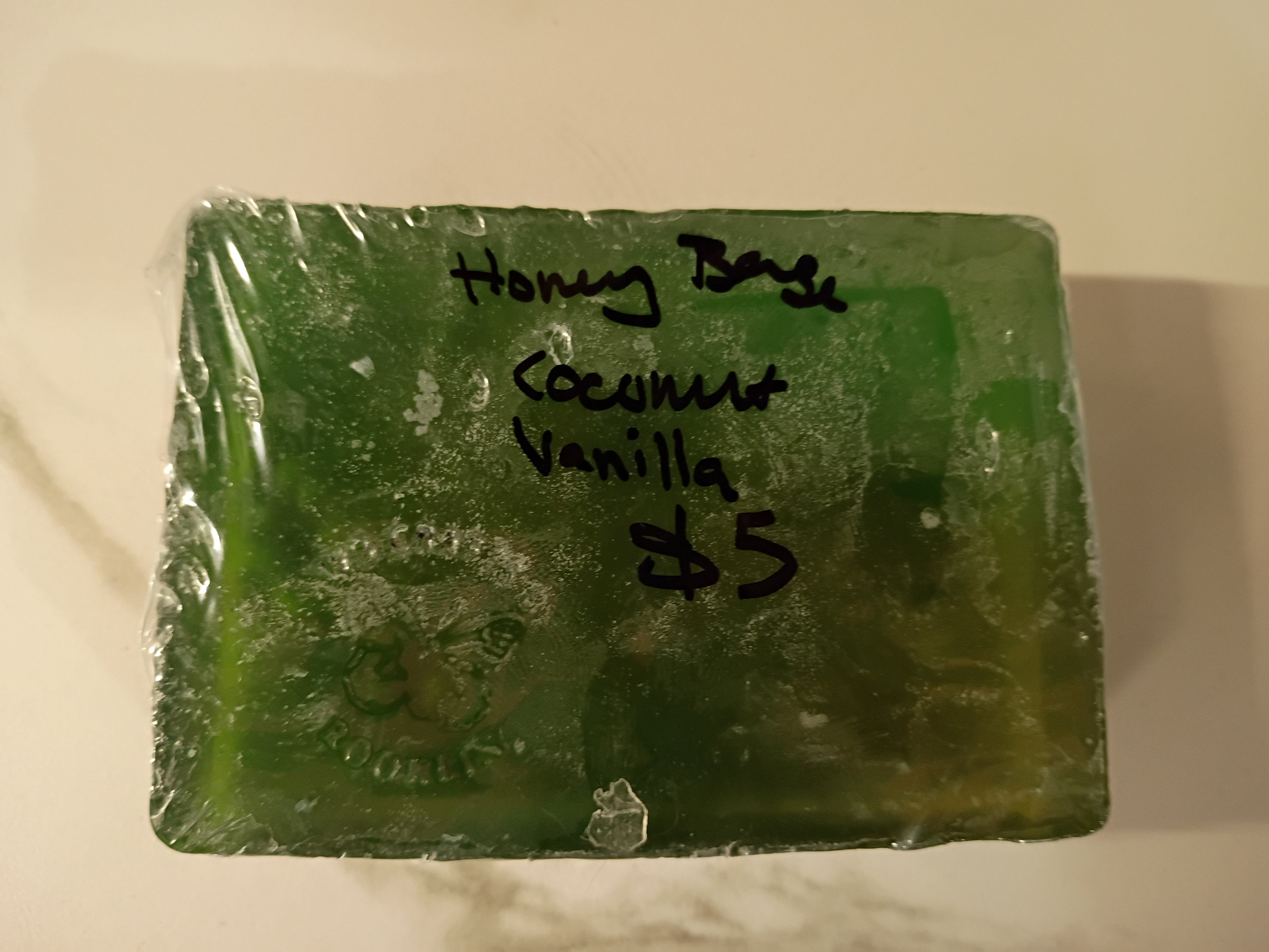 Coconut Vanilla Honey Soap Bar