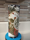 Skulls and Roses Tumbler