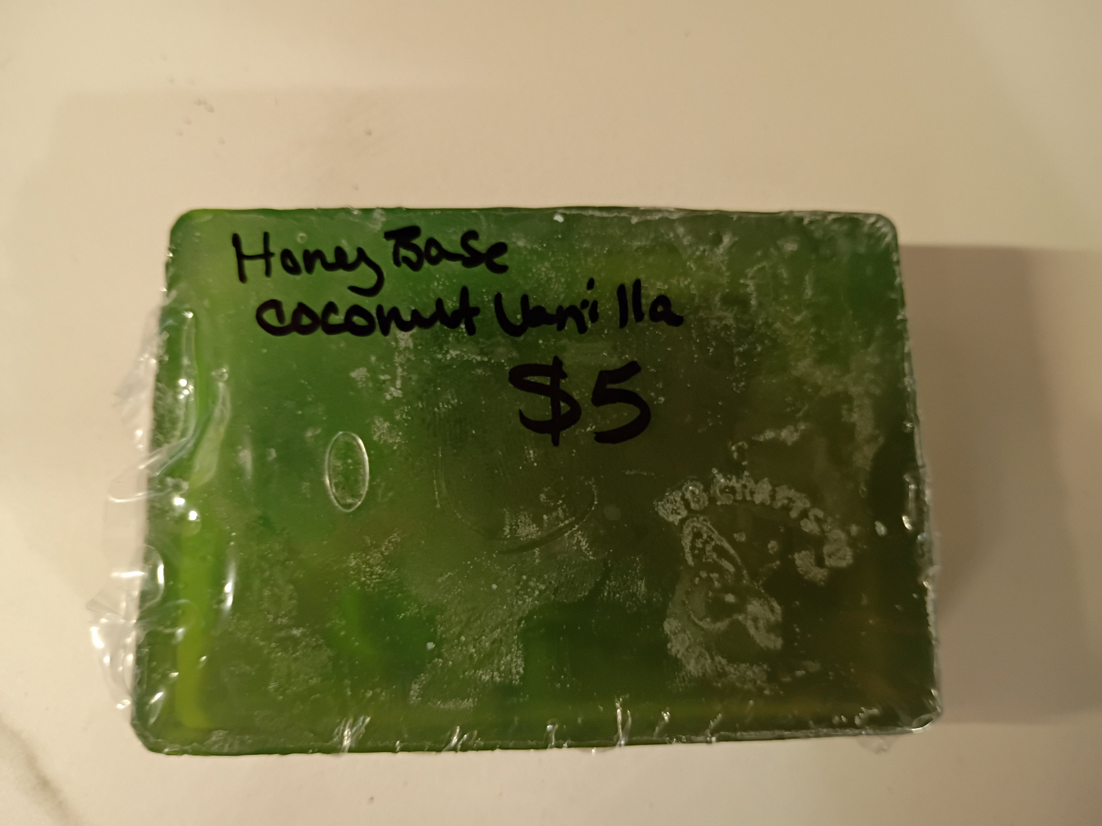Coconut Vanilla Honey Soap Bar
