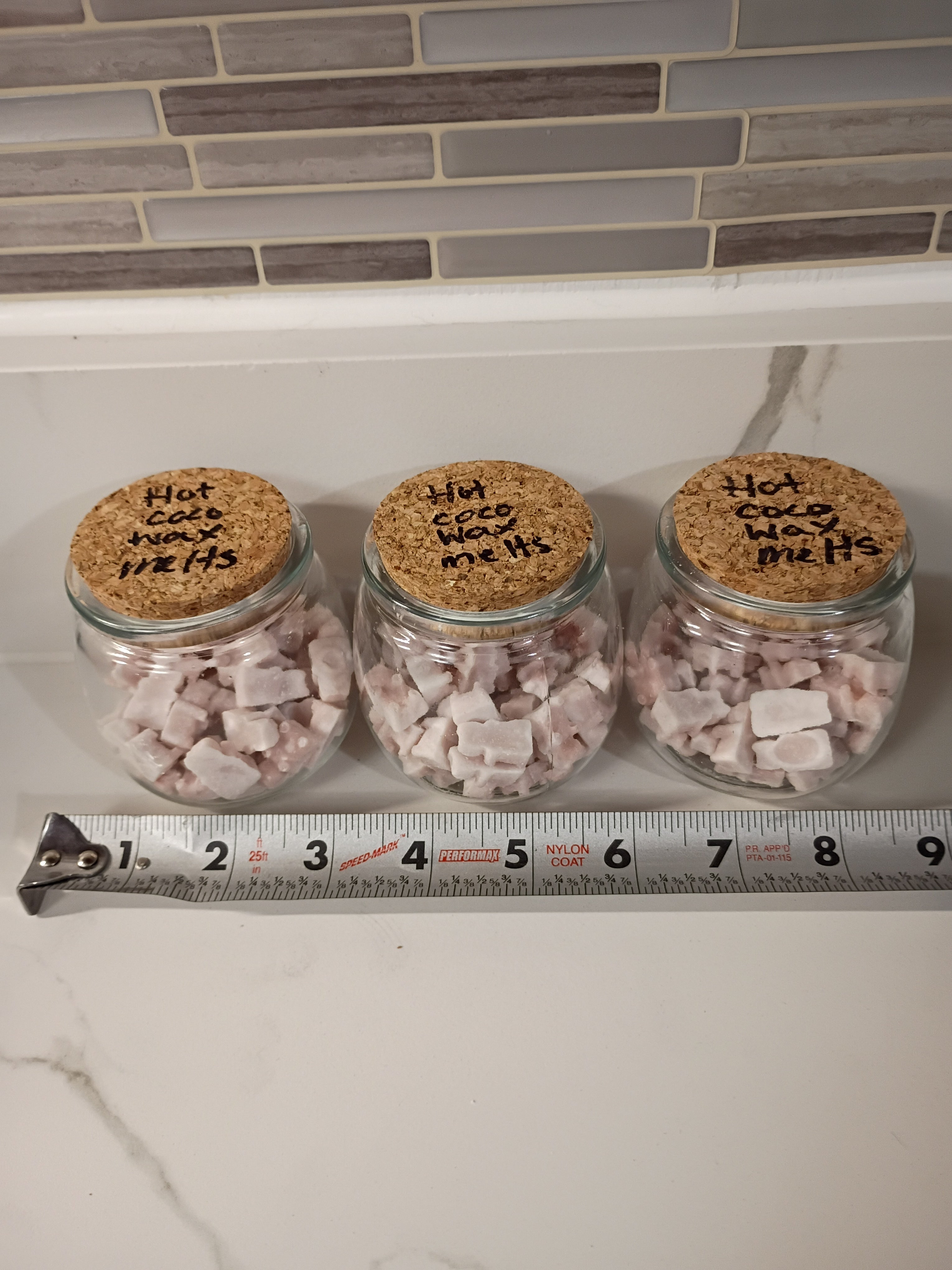Hot Chocolate Wax Melt Jars