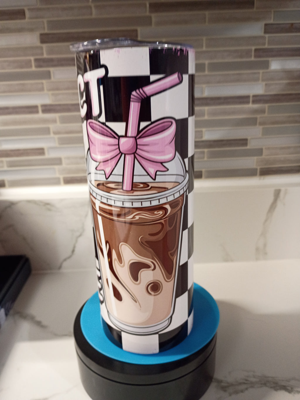 Never Too Broke For Coffee Tumbler